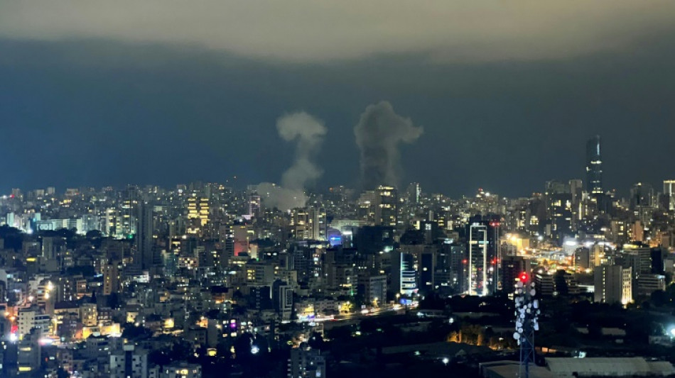 Lebanon says 22 dead in Israeli strikes on central Beirut