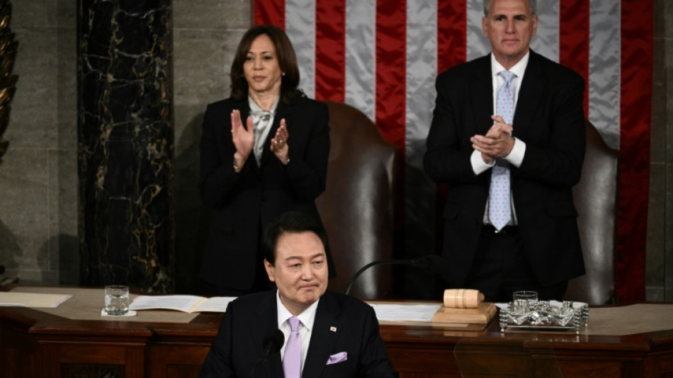 South Korea's Yoon hails US ties at joint meeting of Congress 