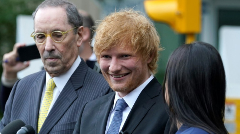 "Muy feliz", artista británico Ed Sheeran gana juicio por plagio en Nueva York