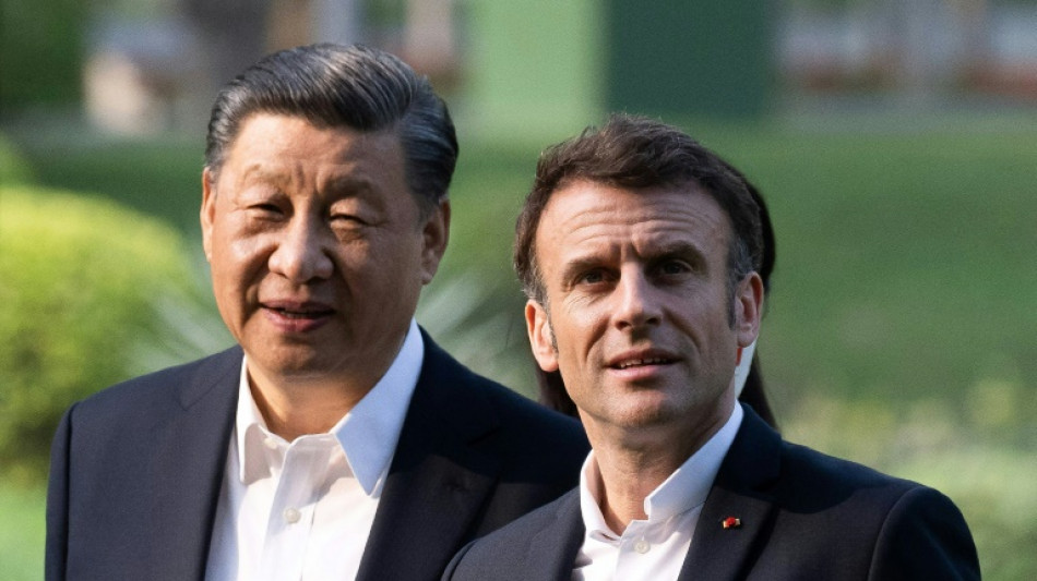 Macron praised in China for 'brilliant' Taiwan comments