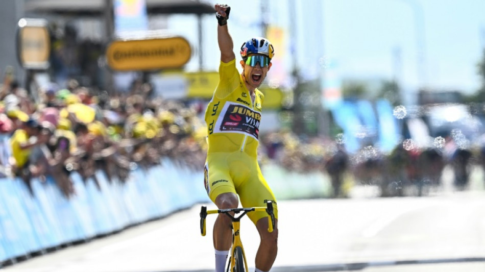 Yellow jersey Van Aert in soaring Tour de France triumph