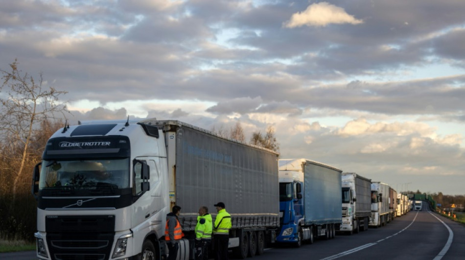 Blocage à la frontière: Kiev dit ne pas avoir reçu de "demandes" des routiers polonais