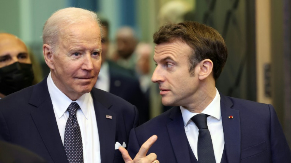 Macron de retour aux Etats-Unis, pour parler d'Ukraine et de protectionnisme avec Biden