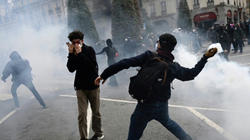 French protests turn violent as pensions fury rages