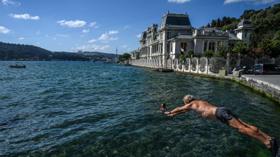 'Not bad!': Swimming between continents in Istanbul