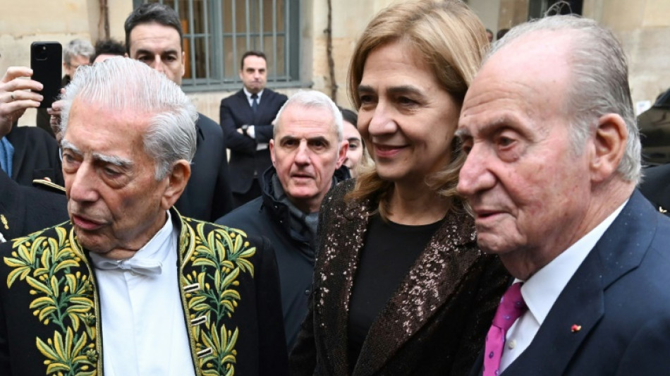 Macron to dine with ex-Spanish king, Vargas Llosa: writer's son