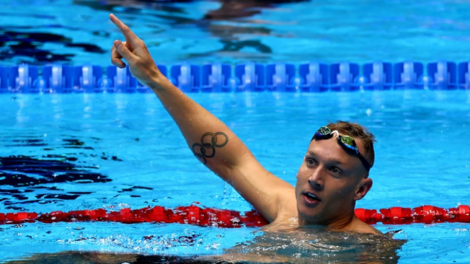 Dressel books 50m free Olympic title defense