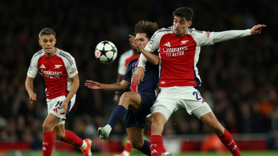 Arsenal beat PSG in Champions League duel, Dortmund hit Celtic for seven