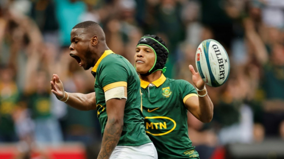 Seven-try South Africa crush Argentina to become champions