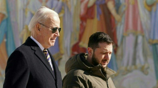 Air raid sirens howl on Biden's 'unprecedented' Kyiv visit 