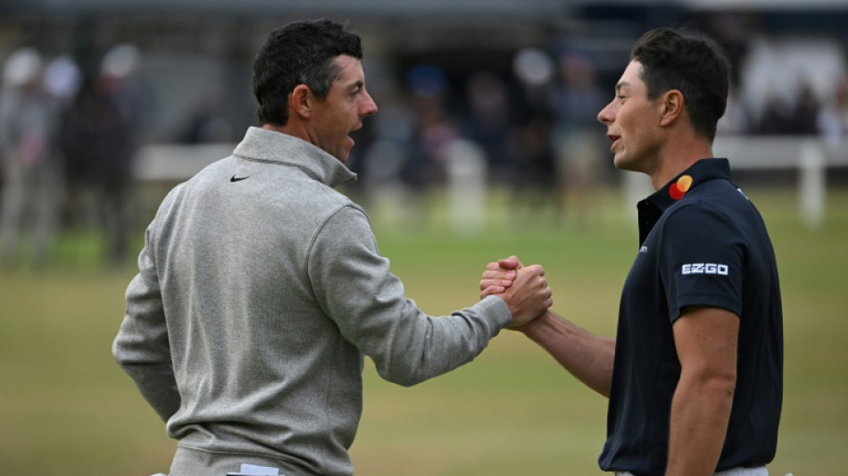 McIlroy, Hovland share British Open lead before final round