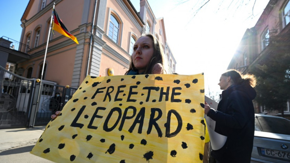 Spot on: Ukrainian campaign for Leopard tanks goes fashion