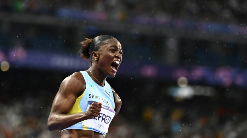 Alfred overcomes obstacles to be crowned Olympic sprint queen