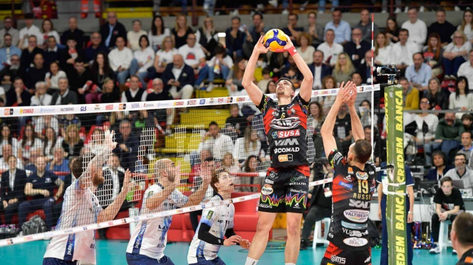 Pallavolo: 3-1 a Monza, Perugia è campione d'Italia