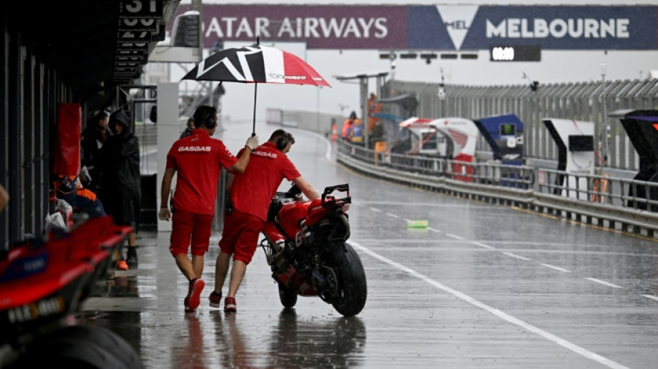 Rain forces cancellation of opening practice for Australian MotoGP