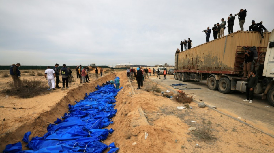 In Gaza, dozens of unidentified bodies buried in 'mass grave'