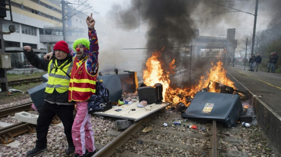 Macron's ratings near record low amid French protests 