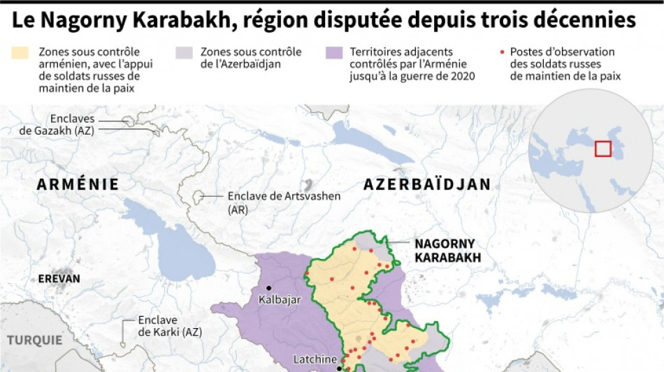 Karabakh: quatre soldats arméniens tués, un "risque de déstabilisation" selon Erevan