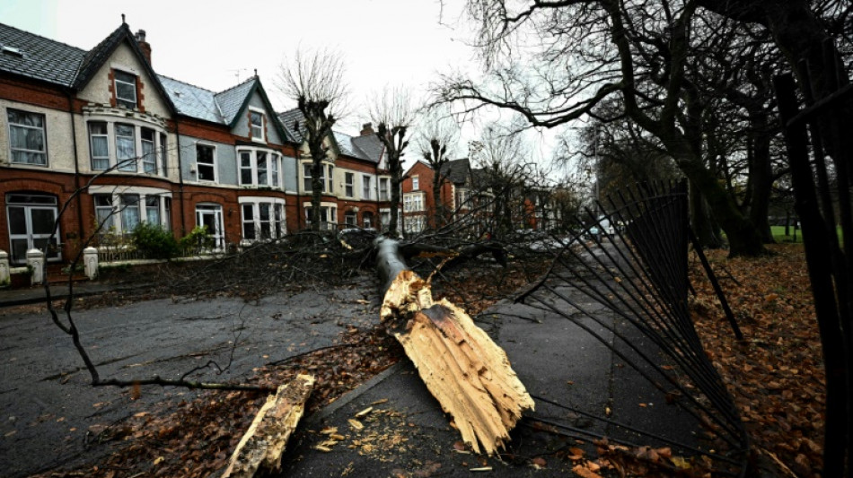 Power cuts and train cancellations as Storm Darragh batters UK