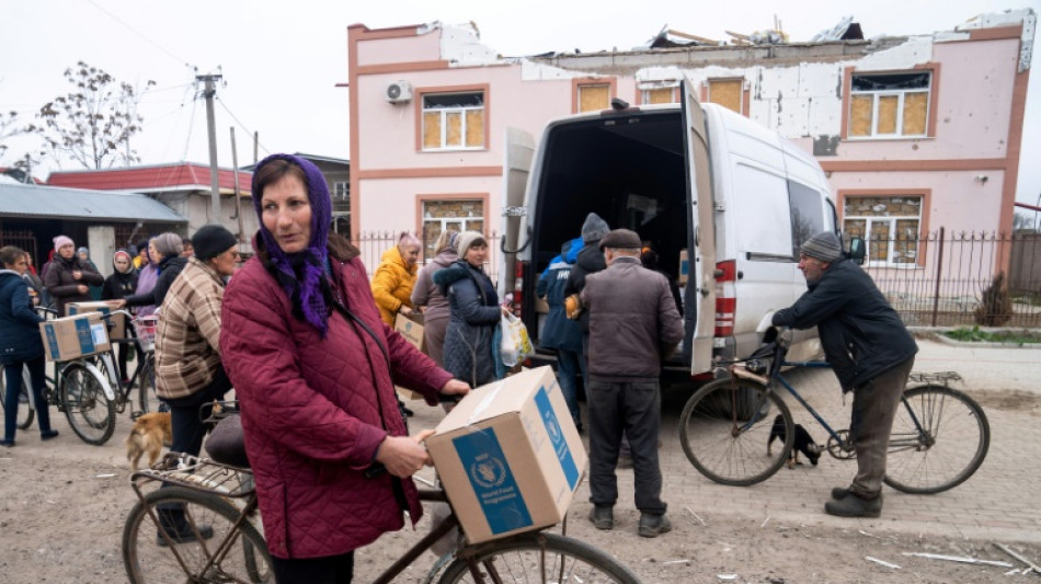 Ukraine: les "larmes de bonheur" de villageois libérés près de Kherson