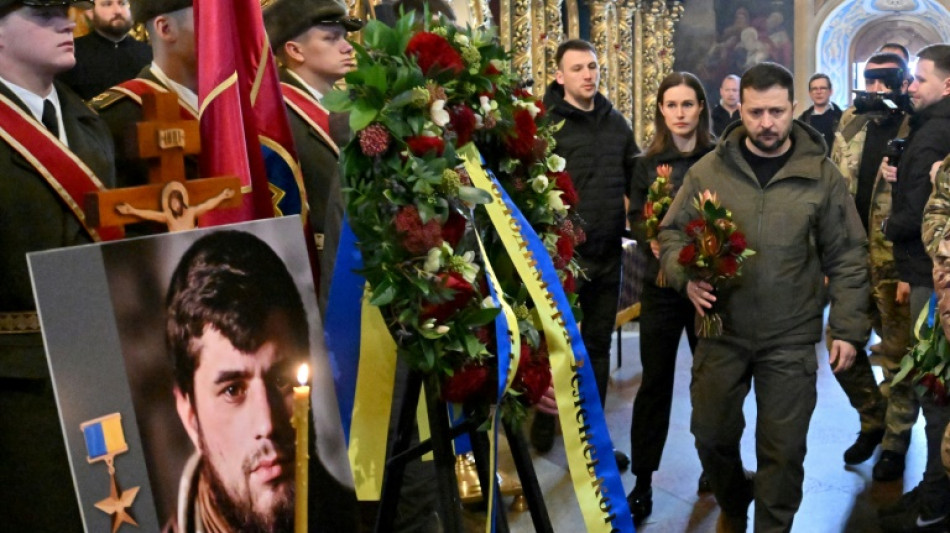 Ukraine mourns 'Da Vinci' war hero killed in battle for Bakhmut