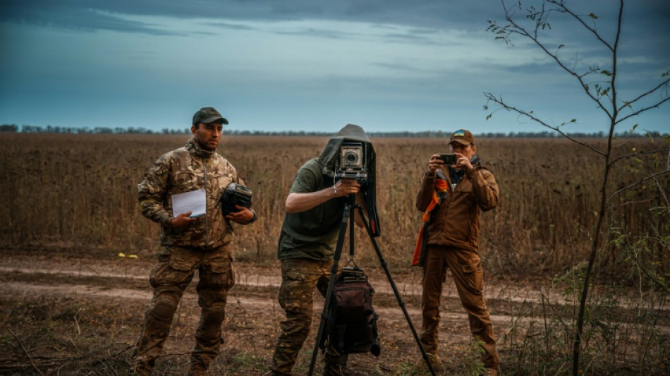 Ukrainian snaps vintage portraits of soldiers on the frontline