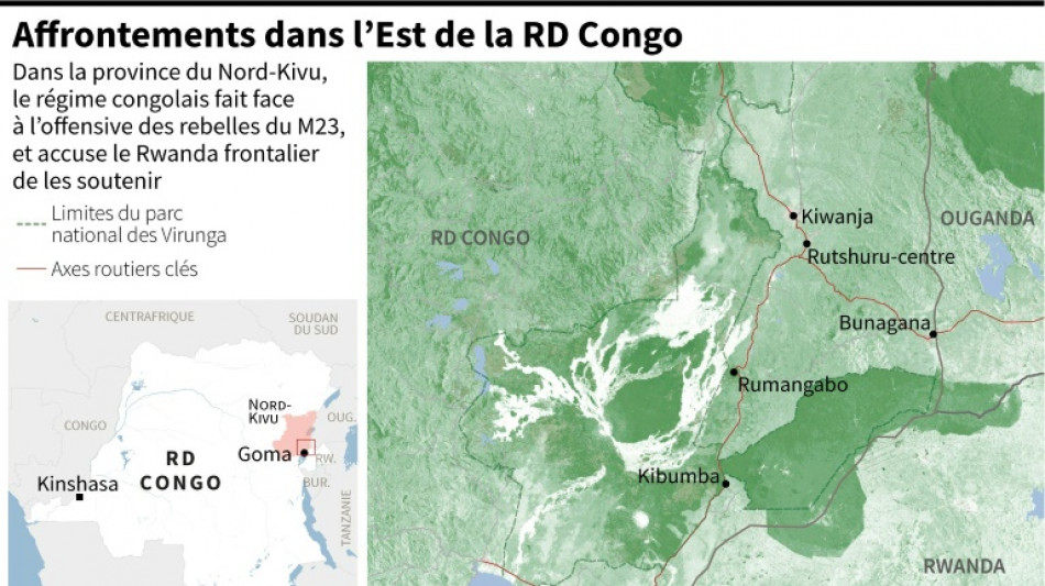 La rébellion du M23 continue de gagner du terrain dans l'est de la RDC