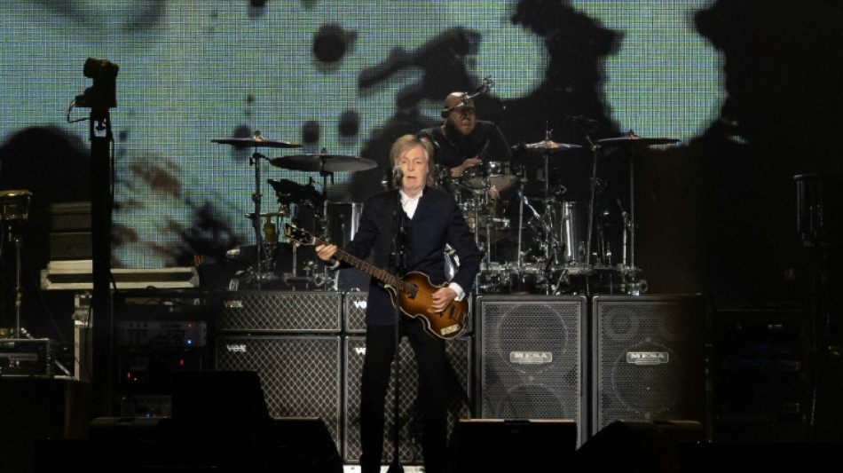 Paul McCartney tuvo a su lado a Ringo Starr en el cierre de su gira mundial en Londres