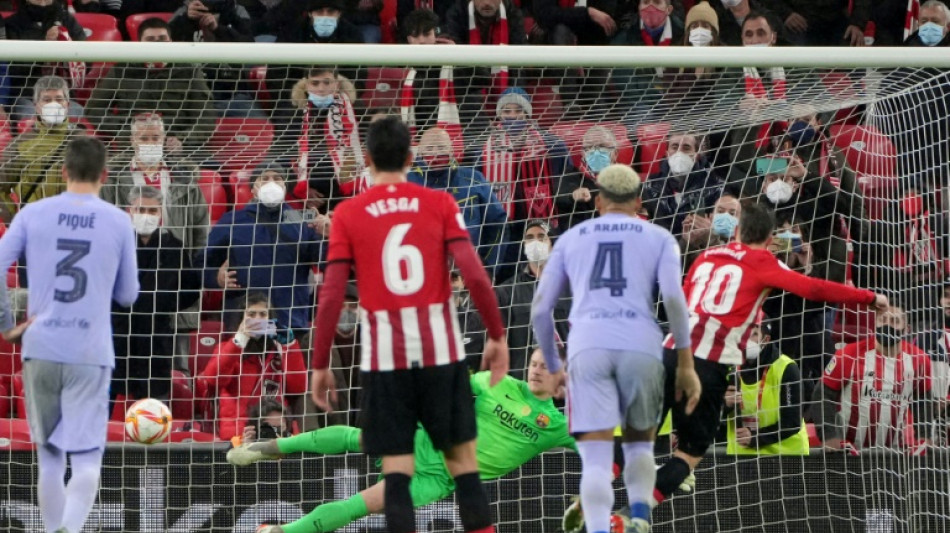 Coupe du Roi: le FC Barcelone, tenant du titre, éliminé en 8e par l'Athletic Bilbao 3-2 après prolongation