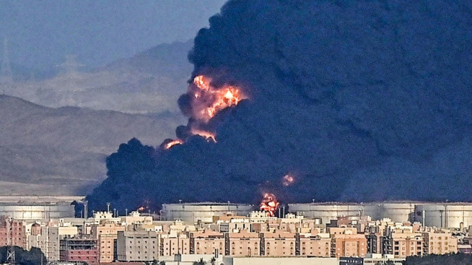 Yemen rebel attack on Saudi oil plant sets off huge fire by F1 track