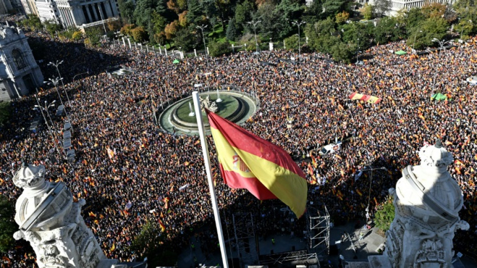 "A l'aide, l'UE": une foule d'Espagnols proteste contre l'amnistie des indépendantistes catalans