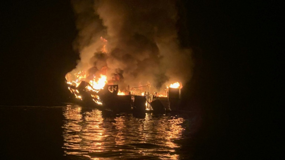 Responsabilizan al capitán por el incendio de un barco en California con 34 muertos