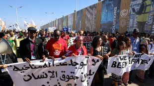 At COP27, hundreds march behind hunger striker's sister