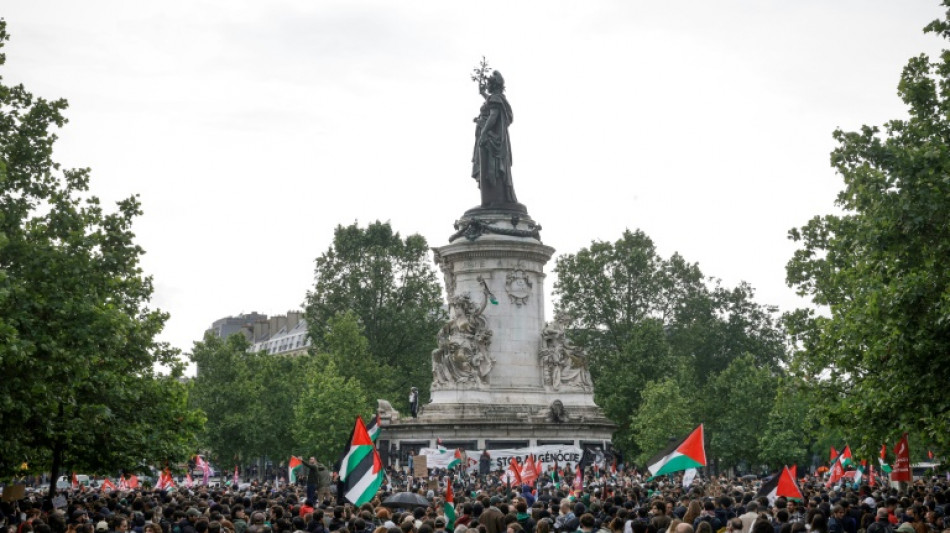 Deuxième manifestation consécutive à Paris contre les frappes sur Rafah