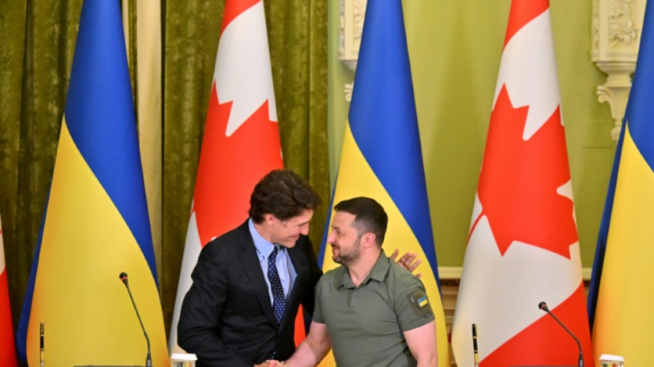 Zelensky says counteroffensive 'taking place' as Trudeau visits Kyiv