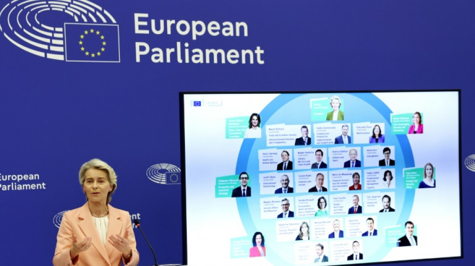 Von der Leyen reveals EU's new top lineup 