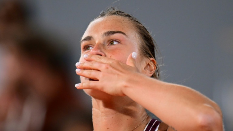 Sabalenka sets up Svitolina French Open clash, boycotts media