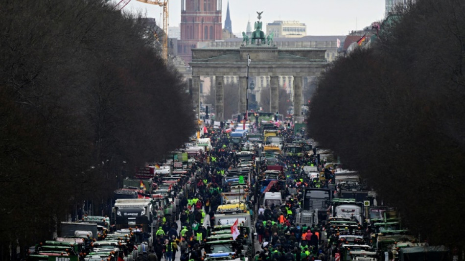 Les agriculteurs achèvent à Berlin une semaine de mobilisation massive