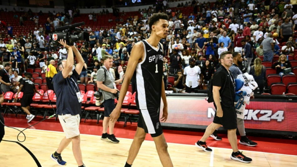 San Antonio Spurs vai poupar Wembanyama no restante da Summer League