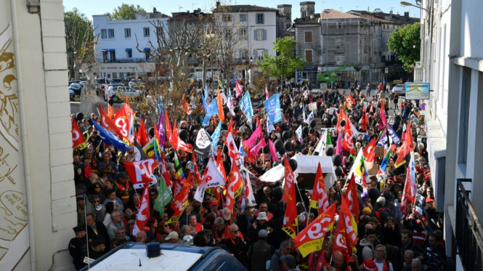 Teargas fired as Macron faces more hostile crowds in rural France