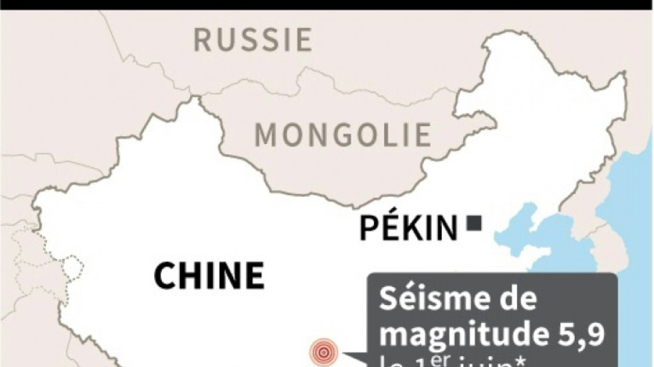 Séisme en Chine: au moins quatre morts et 14 blessés