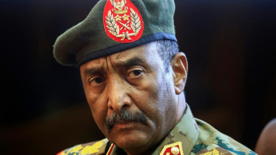 Sudan's army chief Abdel Fattah al-Burhan, at war with his deputy