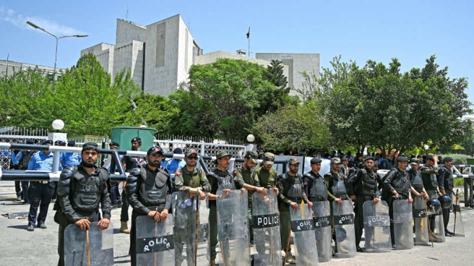 Protests against Pakistan's top judge as ex-PM Khan back in court