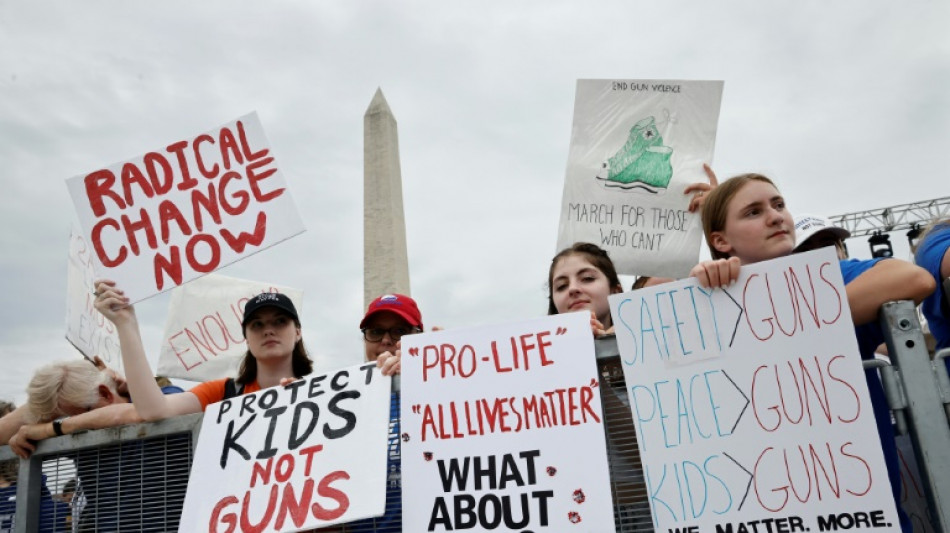 Thousands demonstrate for action on US gun violence