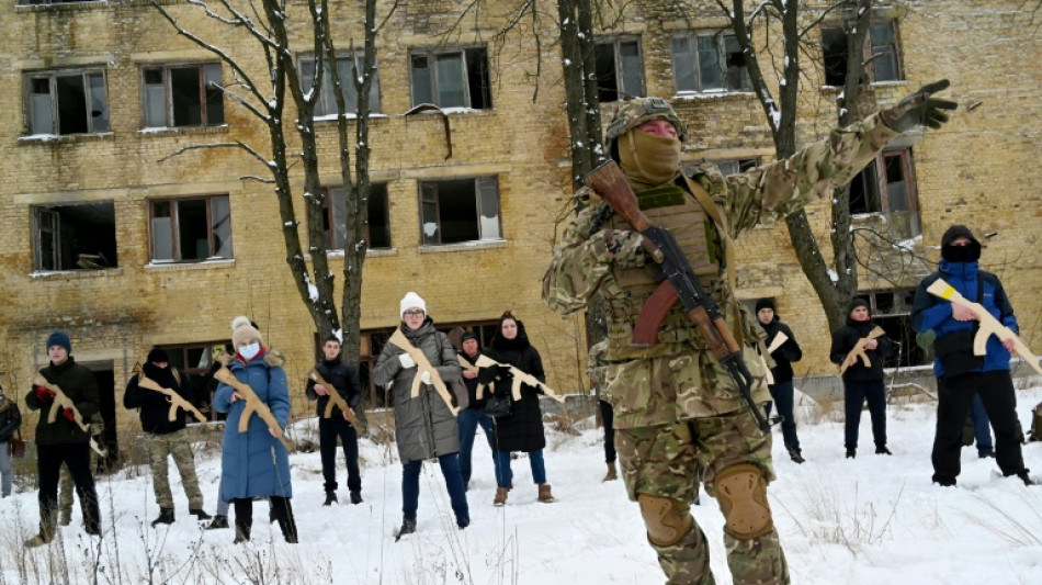 Ukrainians hone survival skills as Russia tensions mount