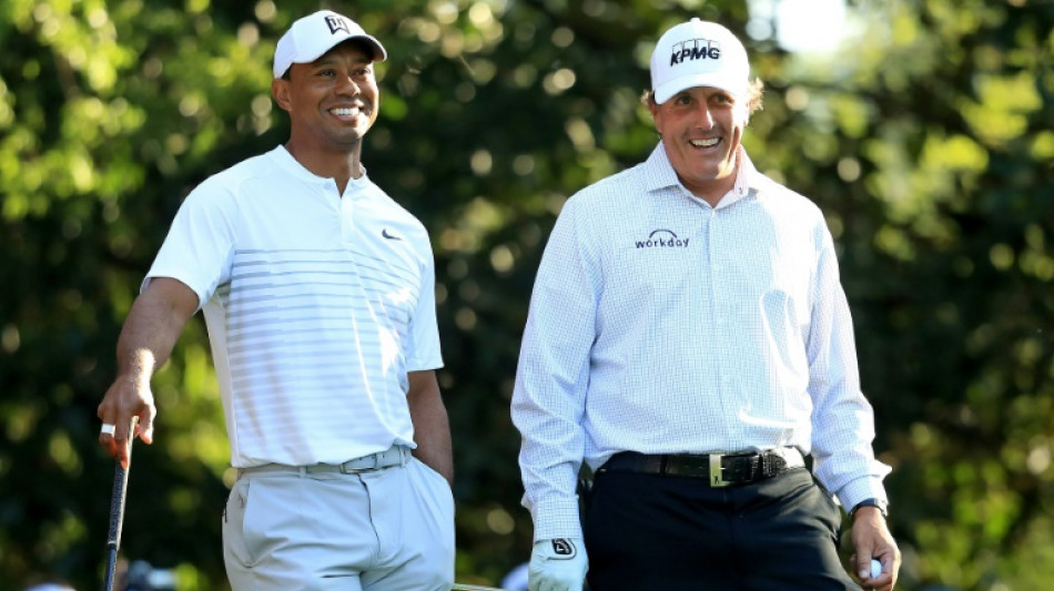 Woods, Mickelson named in PGA Championship field