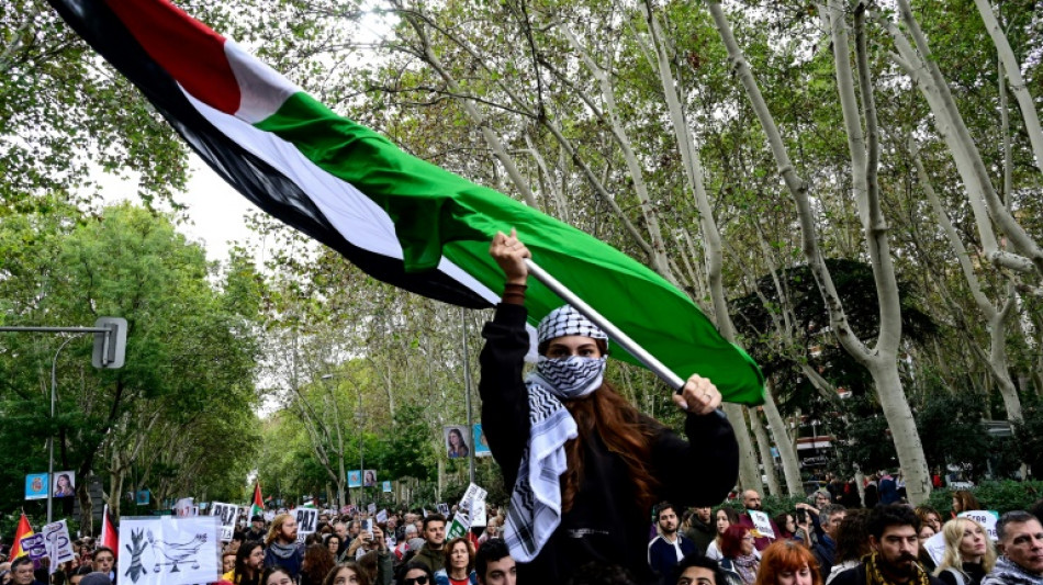 Espagne: 35.000 personnes manifestent à Madrid pour un cessez-le-feu à Gaza