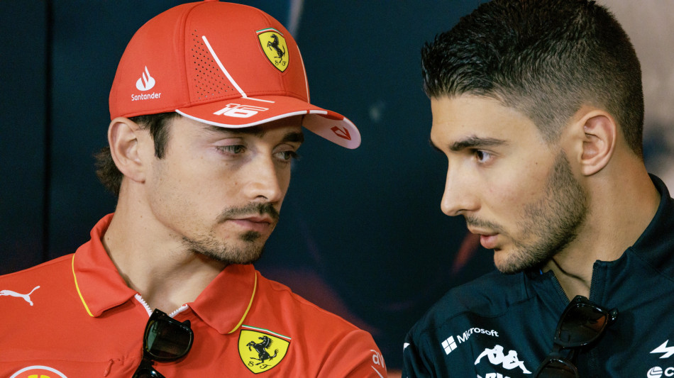 F1: Cina; Leclerc 'Sainz sta lavorando meglio di me'