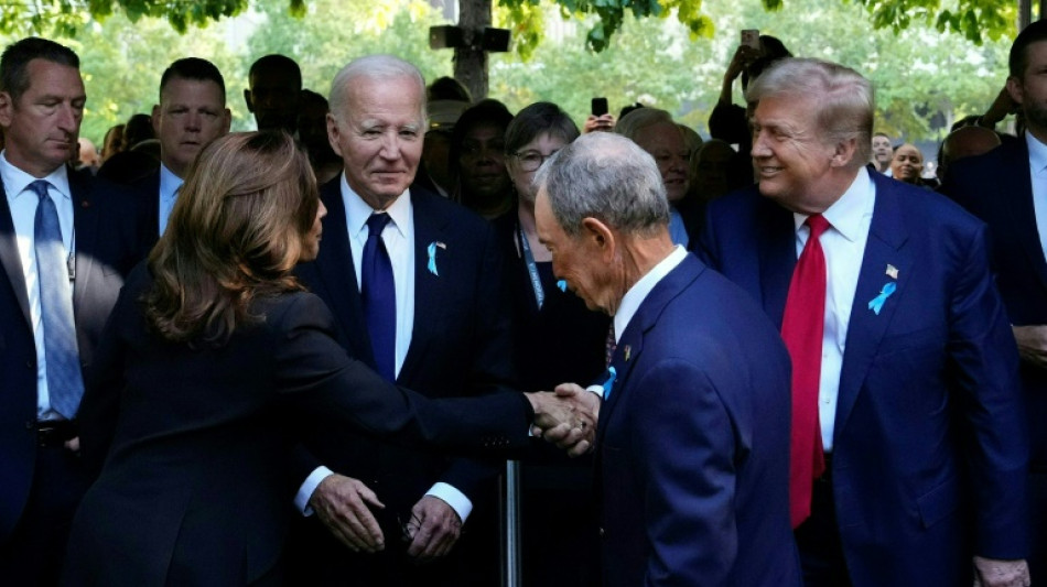 Harris, Trump et Biden réunis à New York pour l'anniversaire du 11-Septembre