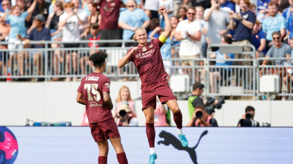 Haaland hat trick powers Manchester City over Chelsea 4-2